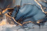 Фотообои Морской мрамор  в интерьере. Вариант 4