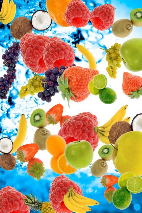Фотообои фрукты и ягоды на стену - купить обои в интернет-магазине ABC-Decor