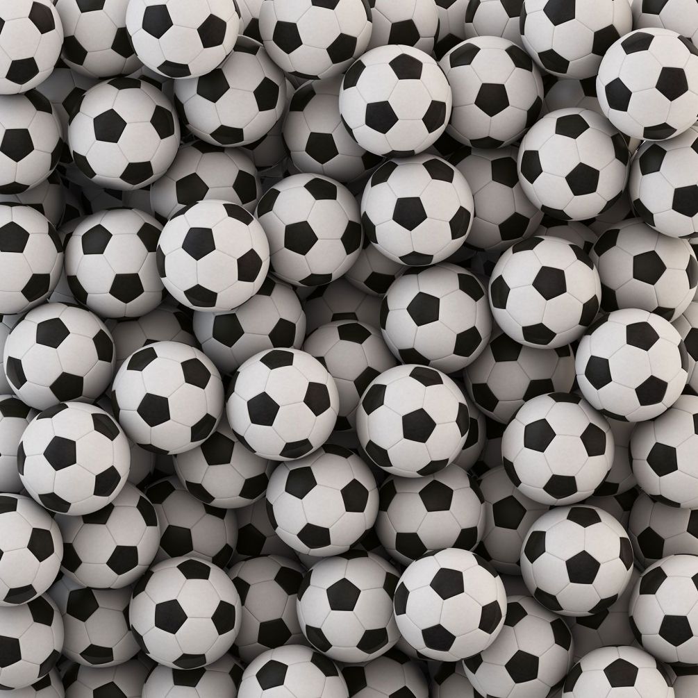 Фотошпалери Футбольні м'ячі